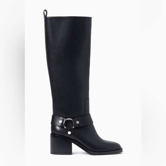 Loeffler Randall Audrey 70MM Leather Knee High Boots - Picture 2 of 16